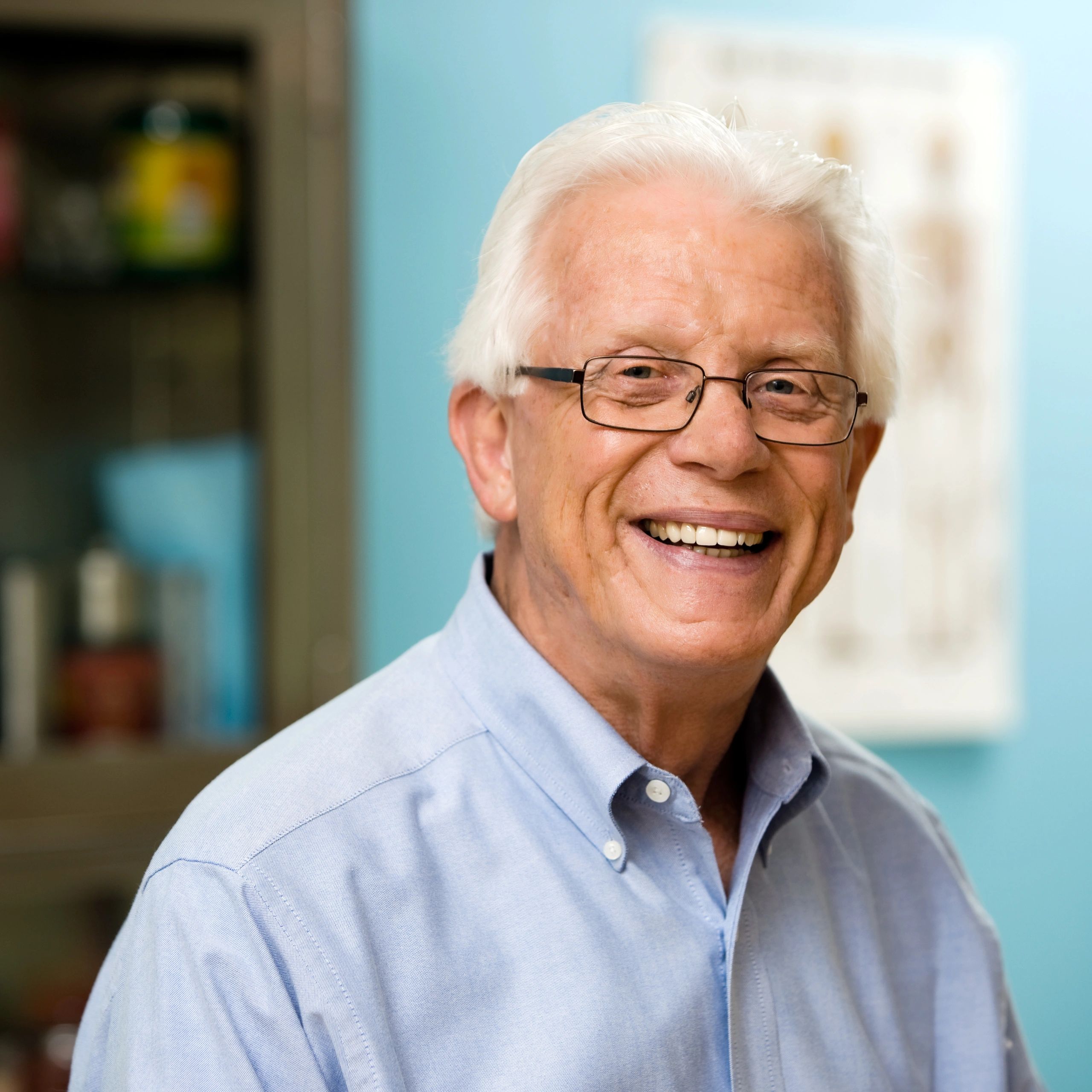 Portrait of satisfied patient
