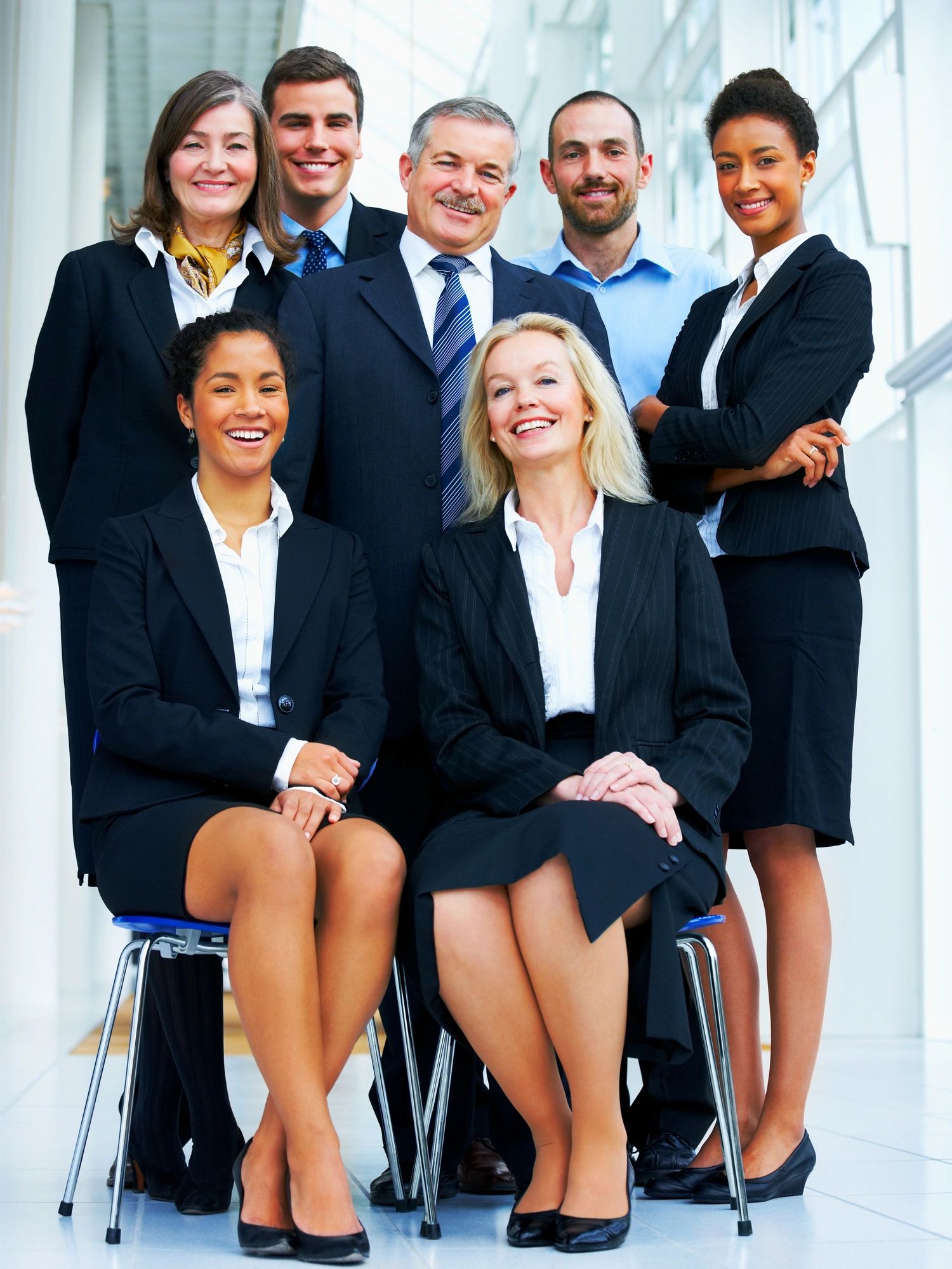 Friendly wellness team portrait