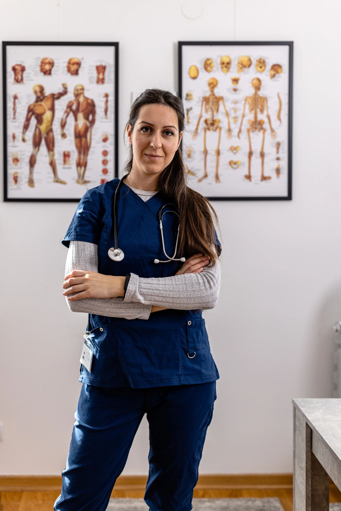 Professional doctor portrait in clinic